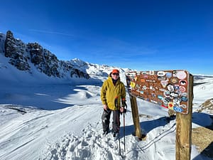 Pearl Pass was a serious landmark in our epic backcountry ski and splitboard hut trip!